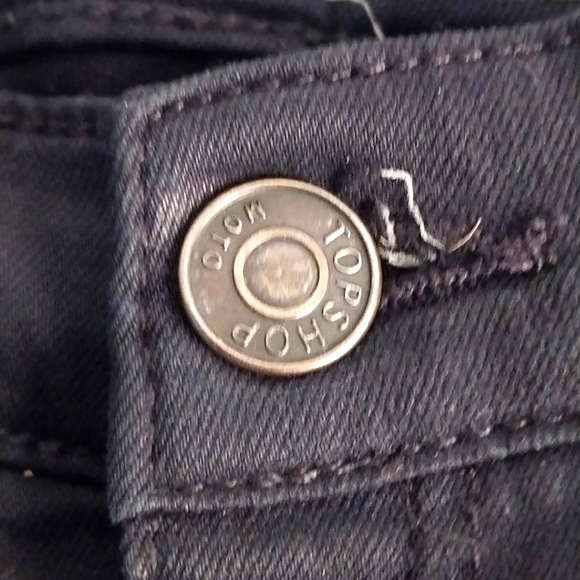 Topshop Moto Jamie Distressed Skinny Denim Jeans - Picture 9 of 12